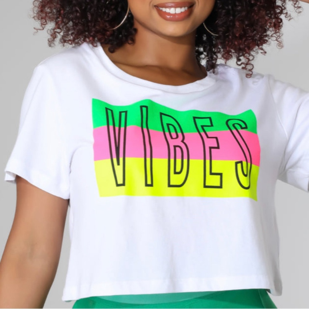 PURPLE CANDY, Crop Top, Sizes: S-L, Color: White (Multicolor logo).